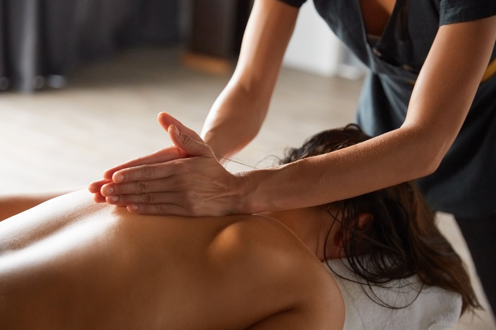Relaxing Thai massage session